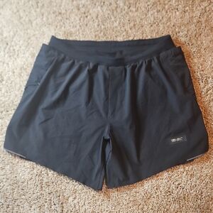 Lululemon Mens Black Trail Running Shorts Size Small